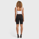 WRUP Drill Limited Edition - High Waisted - Biker Shorts - Black