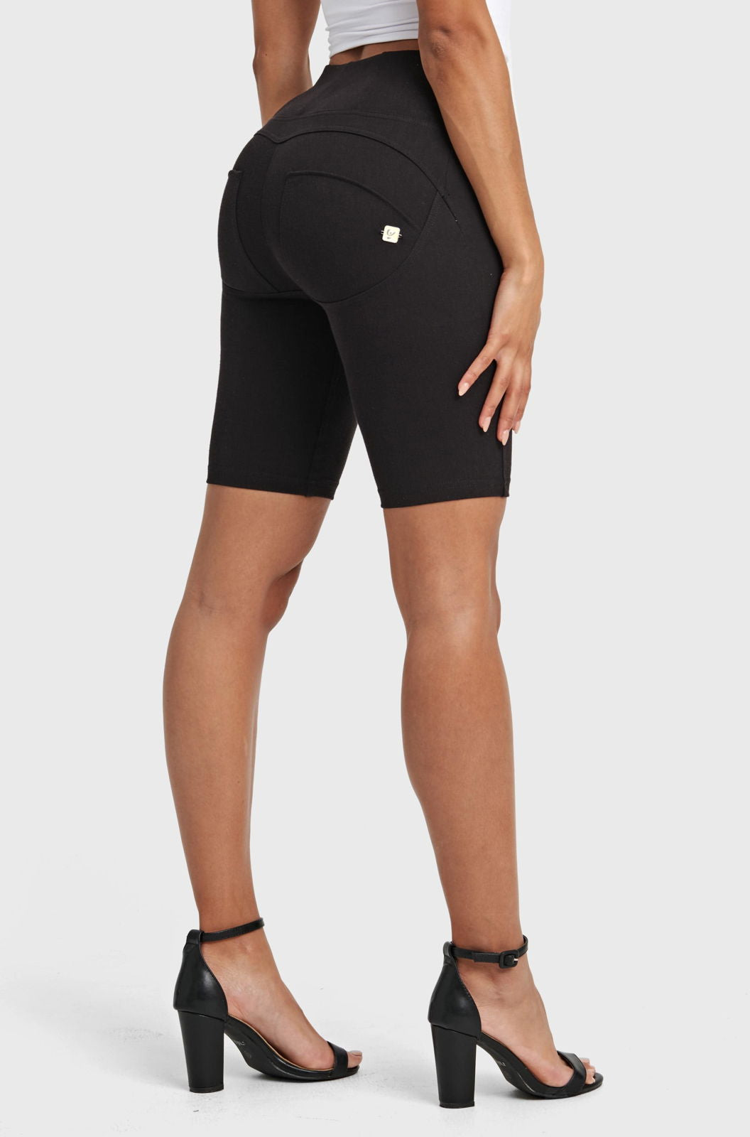 WR.UP® Drill Limited Edition - High Waisted - Biker Shorts - Black