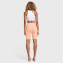 WRUP Drill Limited Edition - High Waisted - Biker Shorts - Peach