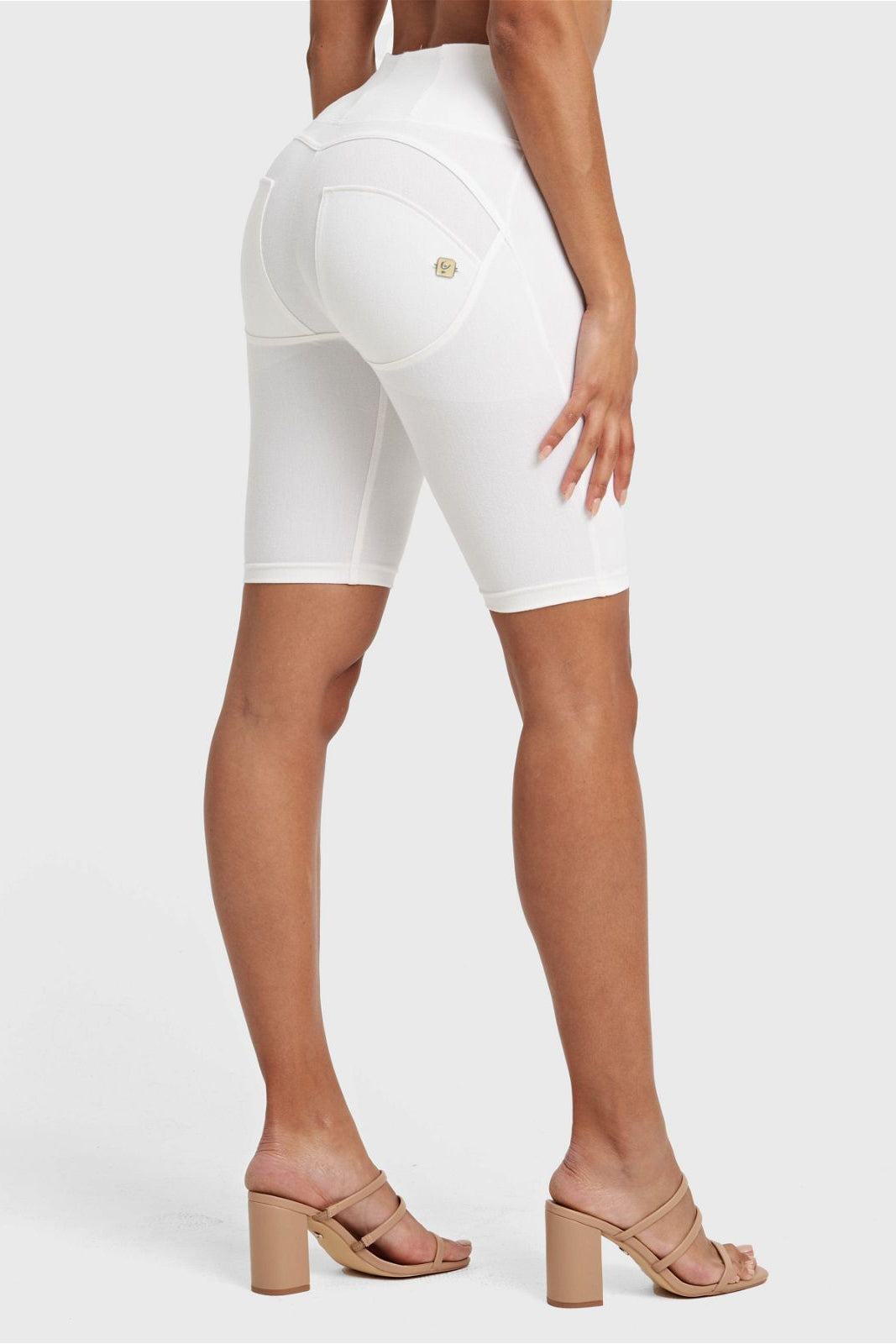 WR.UP® Drill Limited Edition - High Waisted - Biker Shorts - White 1