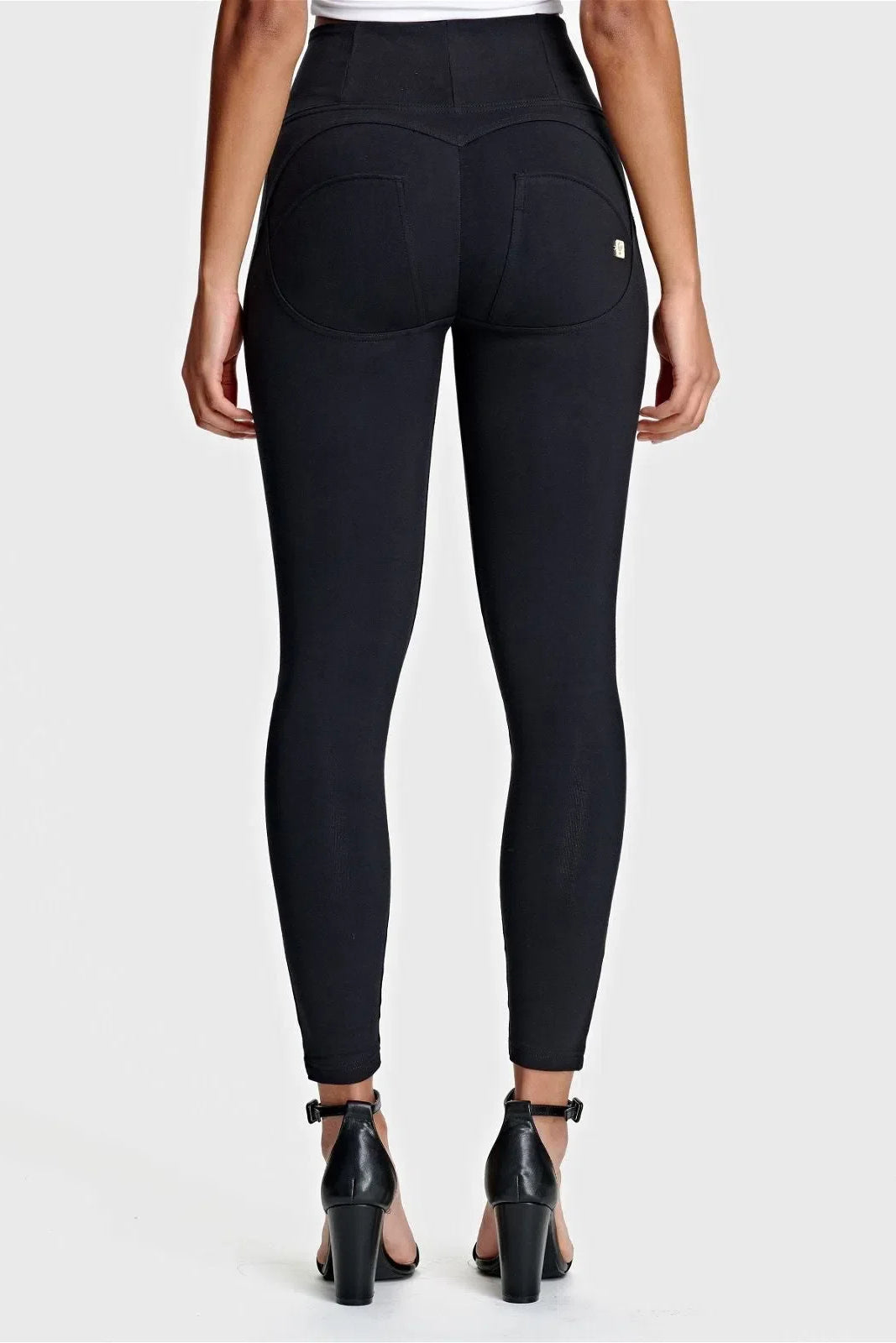 WRUP Fashion - High Waisted - Petite Length - Black 3