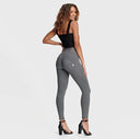 WRUP Fashion - High Waisted - Petite Length - Grey