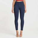 WRUP Fashion - High Waisted - Petite Length - Navy Blue