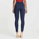 WRUP Fashion - High Waisted - Petite Length - Navy Blue