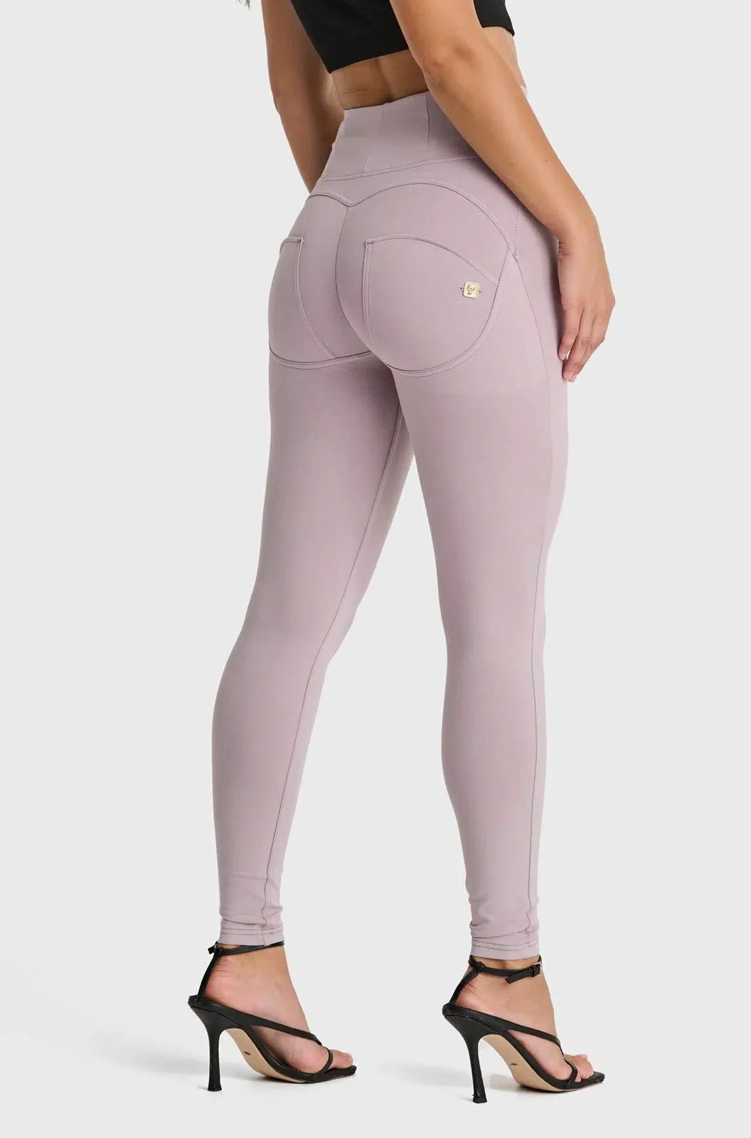 WRUP Fashion - High Waisted - Full Length - Light Grey