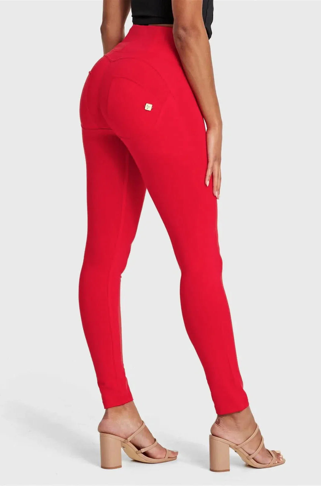 WRUP Fashion - High Waisted - Full Length - Red