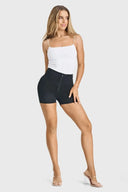 WRUP Fashion - High Waisted - Shorts - Black