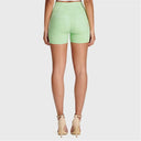 WRUP Fashion - High Waisted - Shorts - Pastel Green