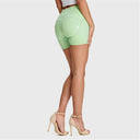 WRUP Fashion - High Waisted - Shorts - Pastel Green