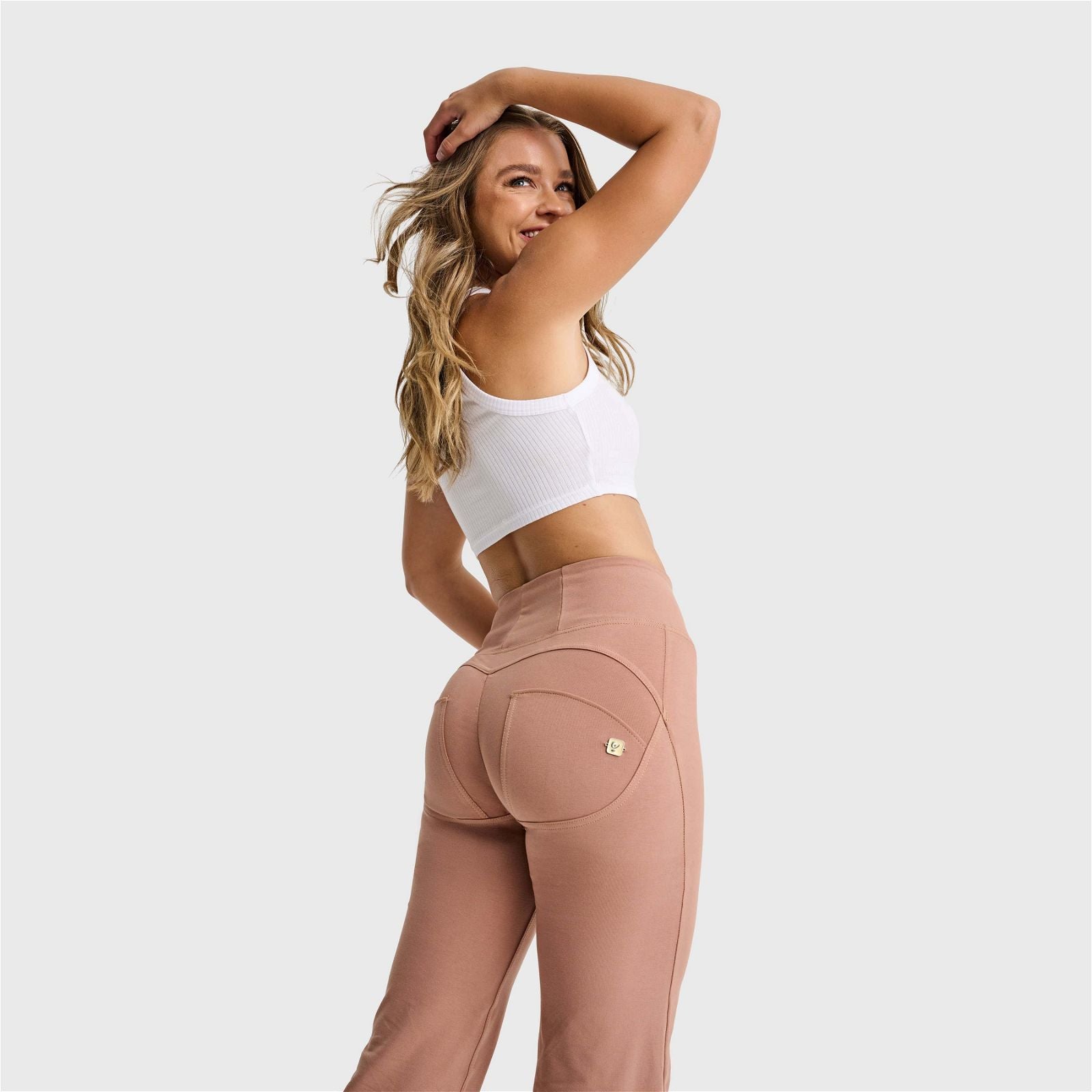 WR.UP® Fashion - High Waisted - Straight Flare - Mocha 3