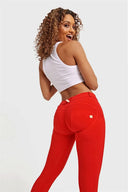 WRUP Fashion - Mid Rise - Petite Length - Red