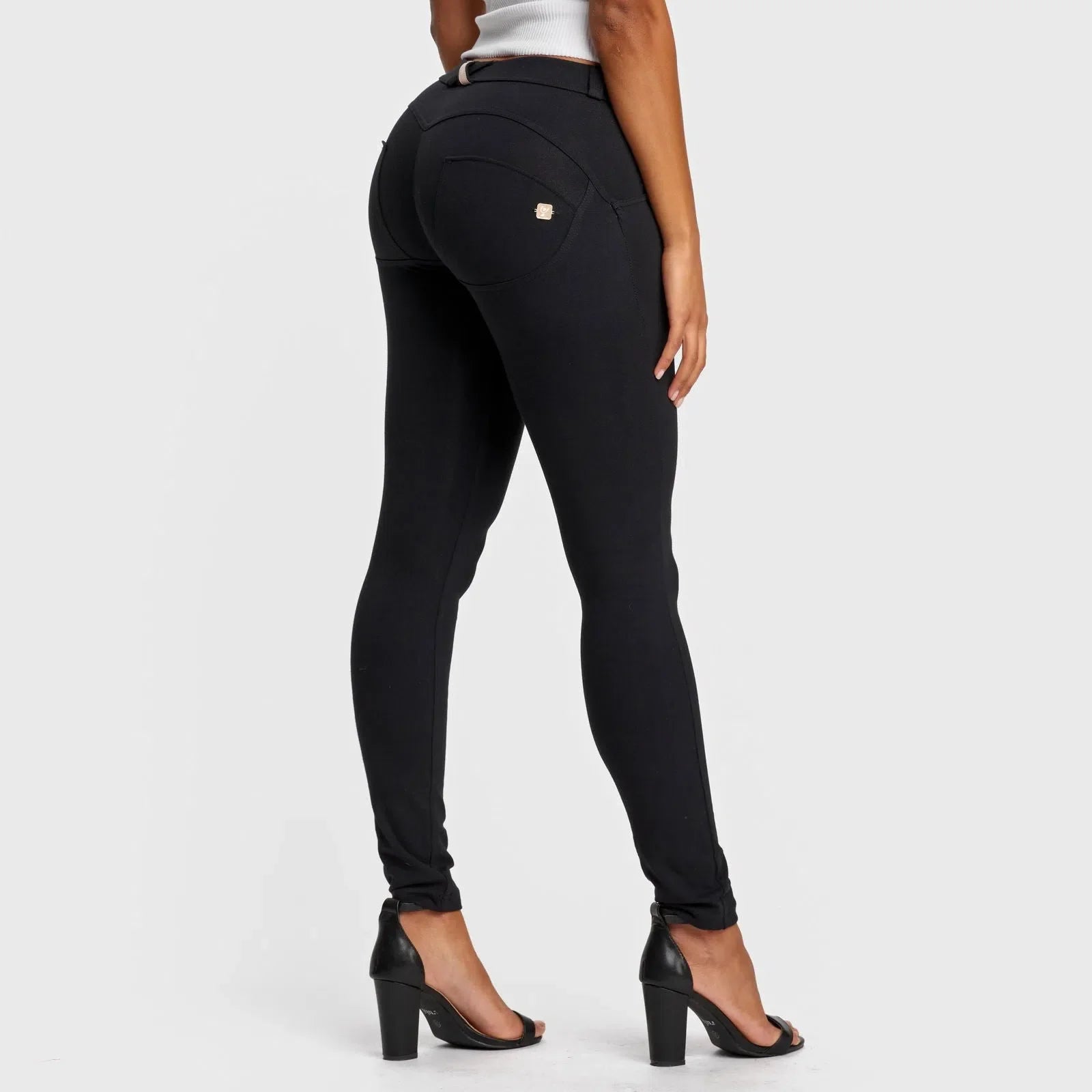 WRUP Fashion - Mid Rise - Full Length - Black 1