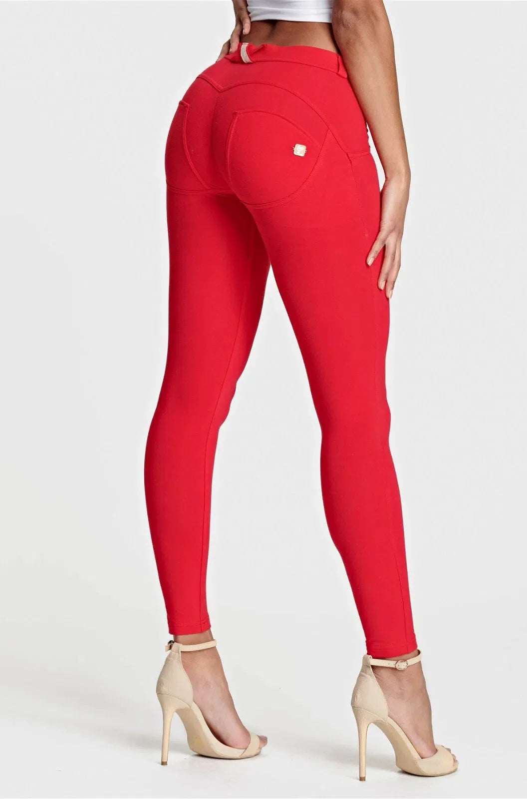 WRUP Fashion - Mid Rise - Full Length - Red