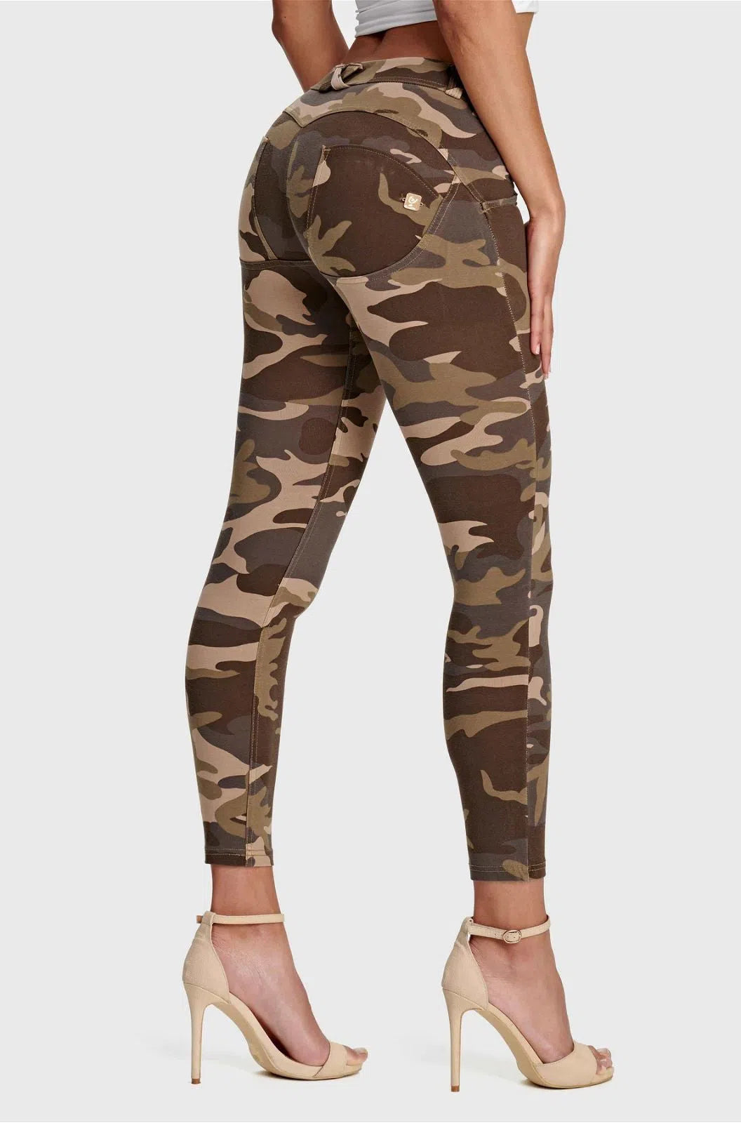 WR.UP® Fashion - Mid Rise - Petite Length - Brown Camo