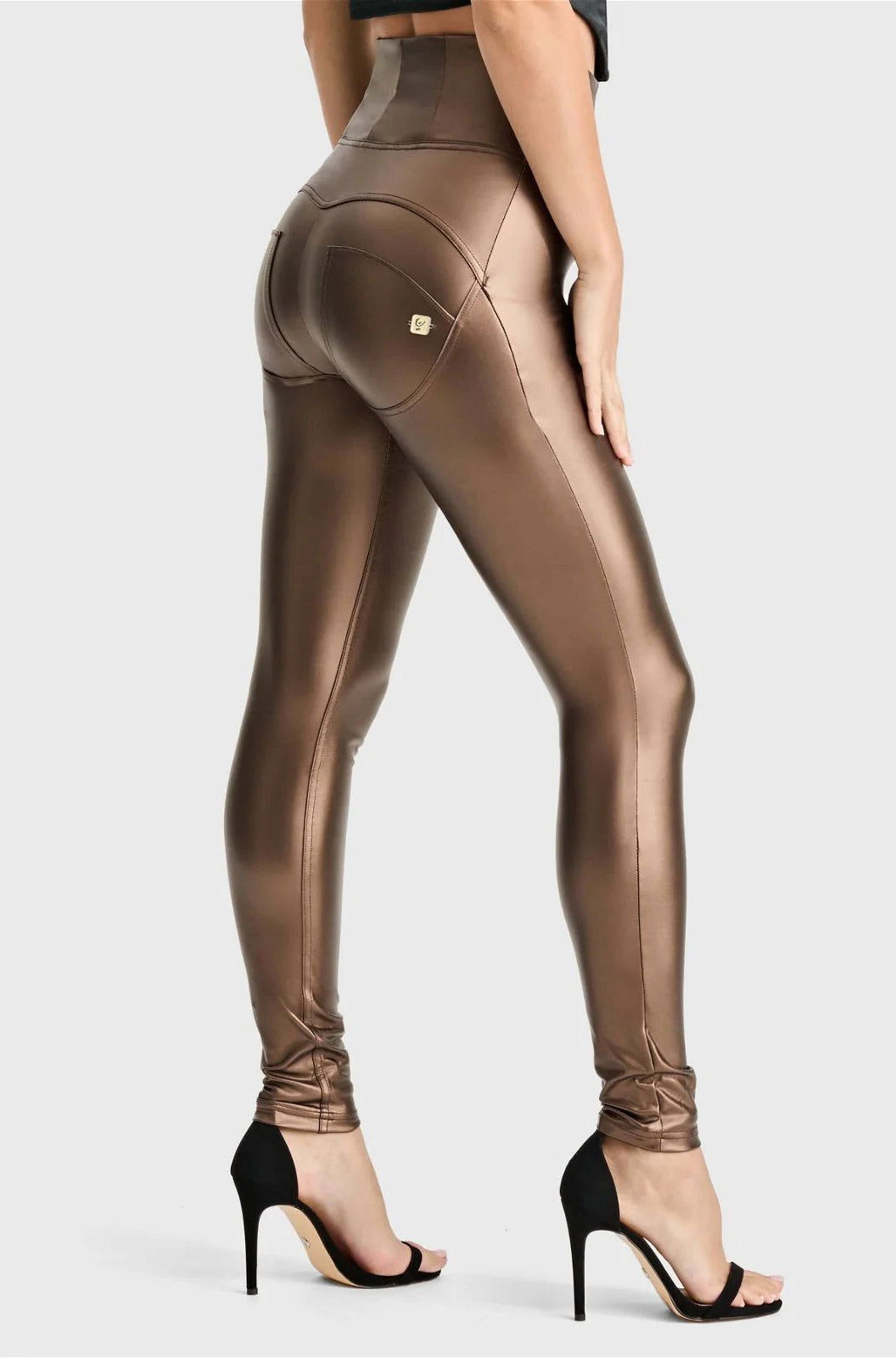 WR.UP® Faux Leather - Super High Waisted - Full Length - Bronze