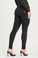 WRUP Fleece Lined Fashion - High Waisted - Full Length - Black