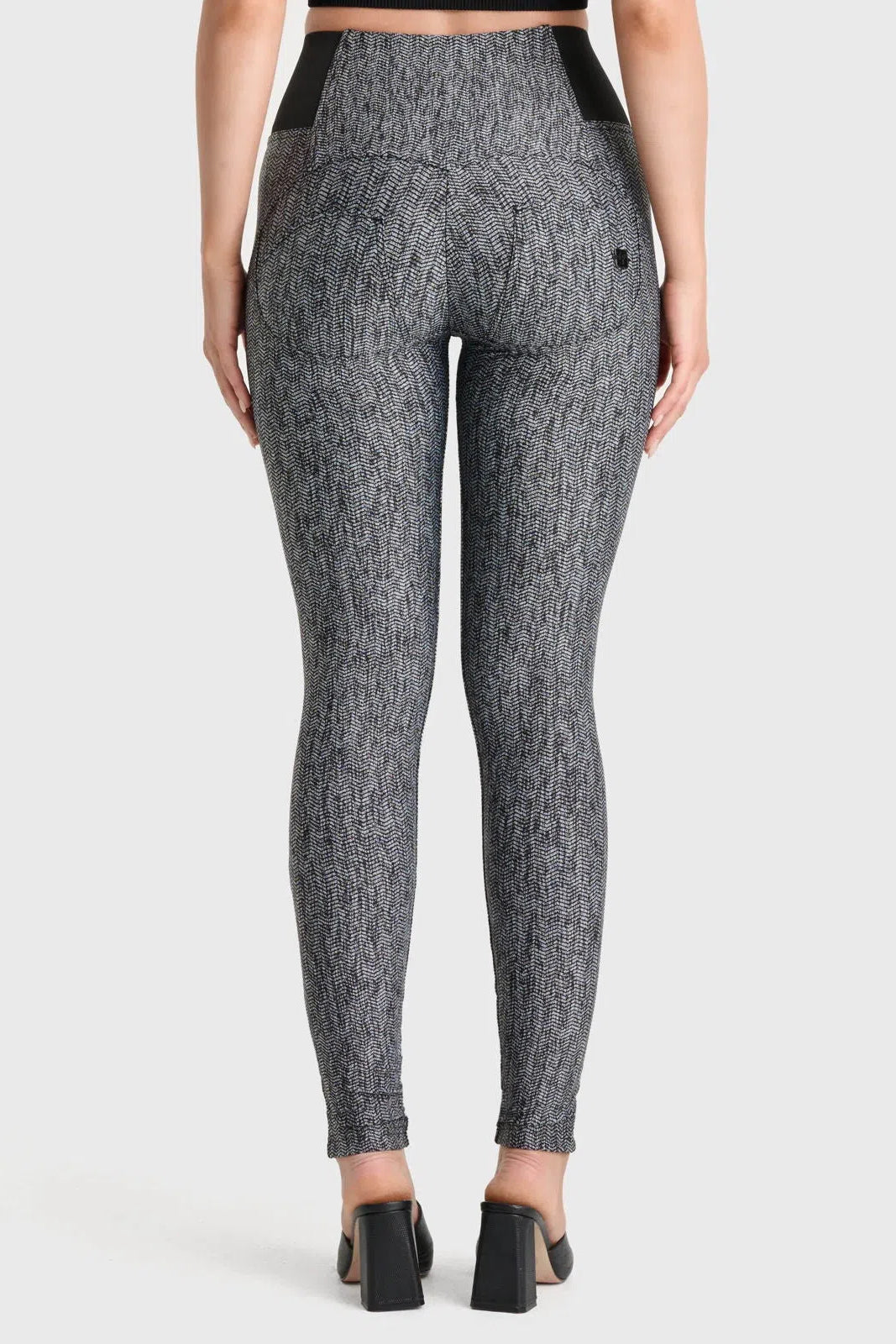 WR.UP® Jacquard - High Waisted - Full Length - Grey 3