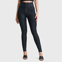 WRUP Metallic Lurex - Super High Waisted - Full Length - Midnight Black