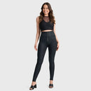 WRUP Metallic Lurex - Super High Waisted - Full Length - Midnight Black