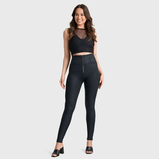 WRUP Luxe Shimmer - Super High Waisted - Full Length - Matte Black