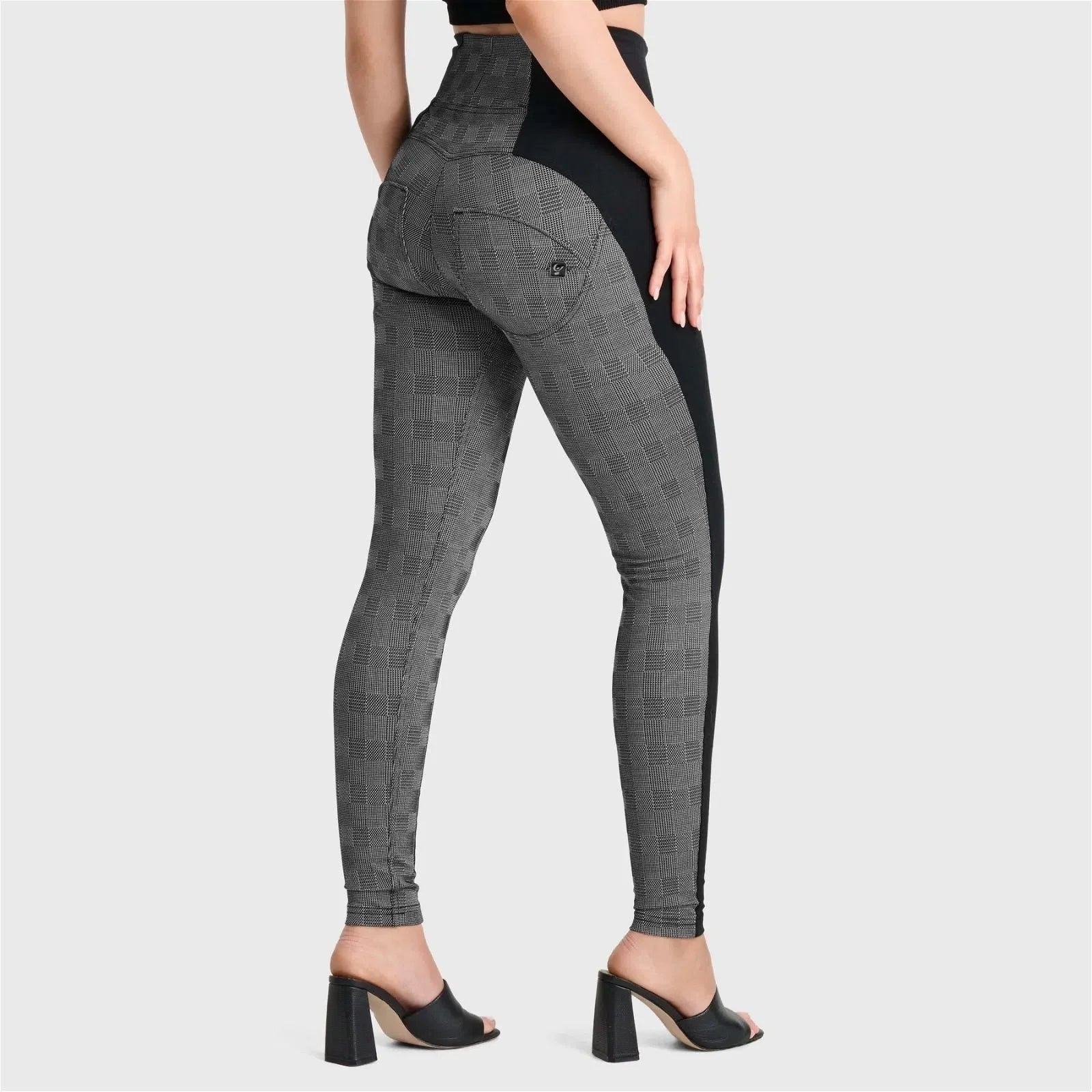 WRUP Mosaic Weave Fashion - Super High Waisted - Full Length