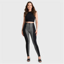 WRUP Mosaic Weave Fashion - Super High Waisted - Full Length - Grey