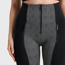 WRUP Mosaic Weave Fashion - Super High Waisted - Full Length - Grey