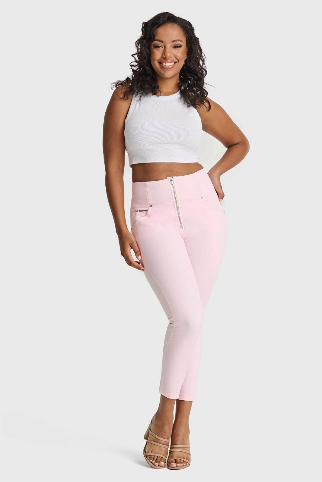 WR.UP® SNUG Curvy Jeans - High Waisted - Petite Length - Baby Pink 2