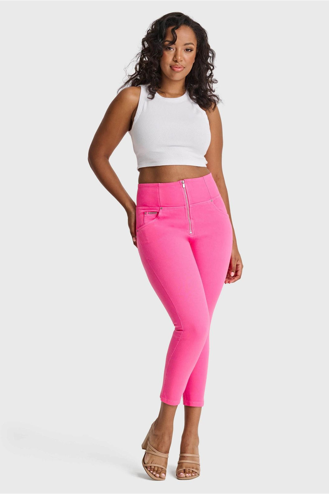 WR.UP® SNUG Curvy Jeans - High Waisted - Petite Length - Candy Pink 2