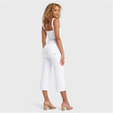 WRUP SNUG Jeans - High Waisted - Cropped - White