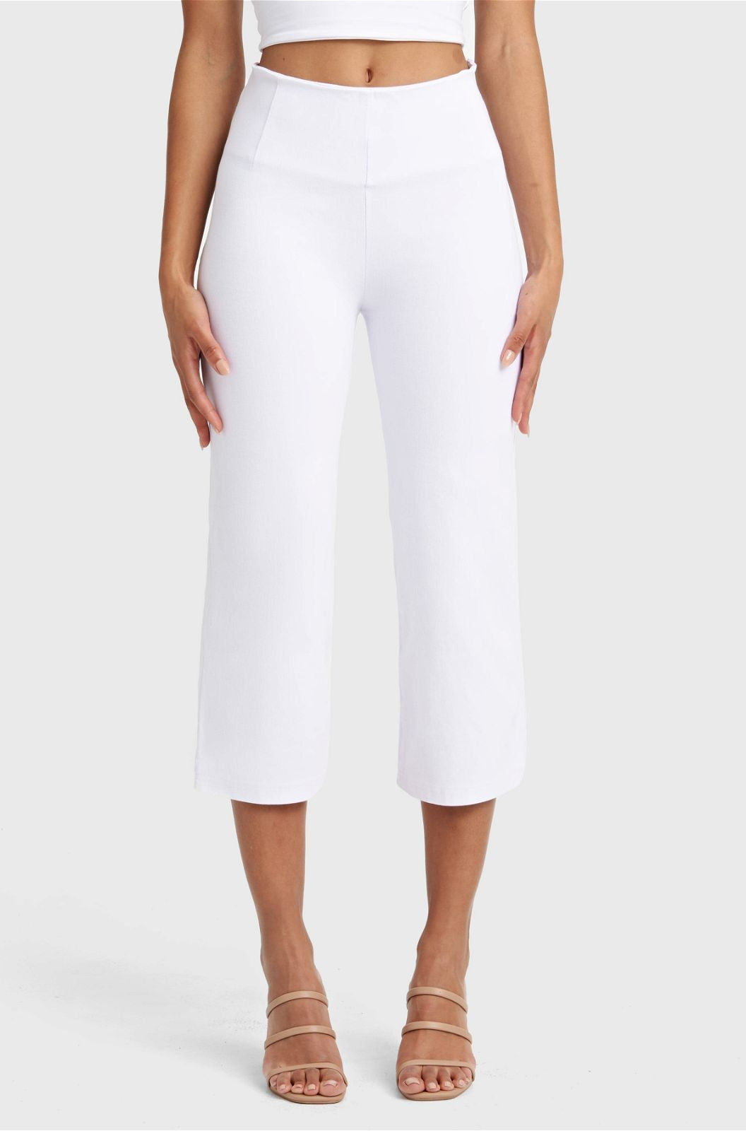 WR.UP® SNUG Jeans - High Waisted - Cropped - White