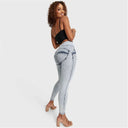 WRUP SNUG Jeans - High Waisted - Full Length - Acid Wash