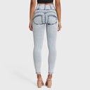 WRUP SNUG Jeans - High Waisted - Full Length - Acid Wash