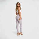 WRUP SNUG Jeans - High Waisted - Full Length - Light Grey