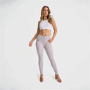 WRUP SNUG Jeans - High Waisted - Full Length - Light Grey