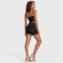 WRUP SNUG Jeans - High Waisted - Shorts - Black