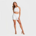 WRUP SNUG Jeans - High Waisted - Shorts - White