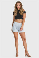 WRUP SNUG Jeans Limited Edition - High Waisted - Shorts - Light Acid Wash