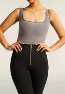 WRUP Fashion with Elastane Side - High Waist - Super Flare - Black