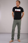Men's Propant Chino Trouser - Garment Dyed Green 2