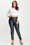 WR.UP® Faux Leather - High Waisted - Full Length - Black 10