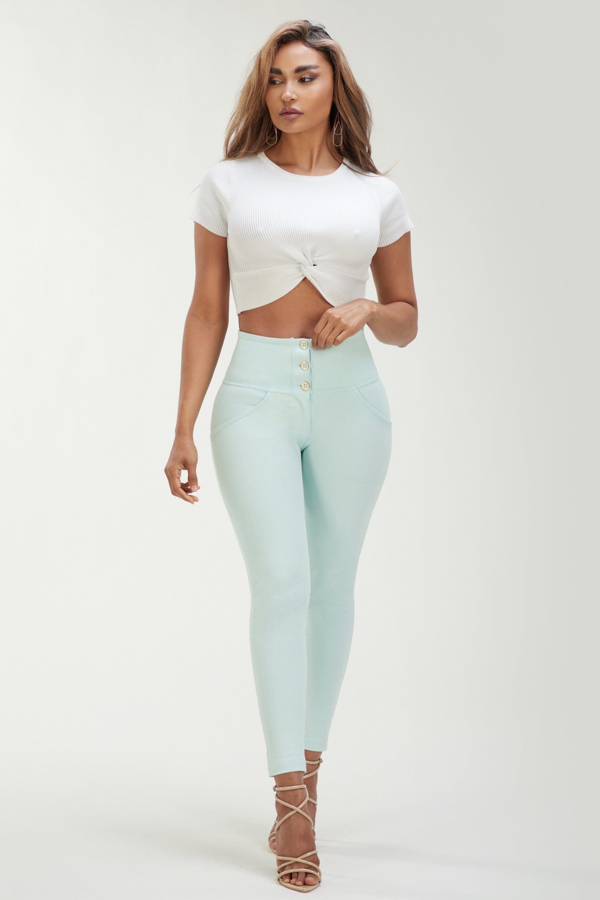WR.UP® Drill Limited Edition - High Waisted - 7/8 Length - Mint Green 2