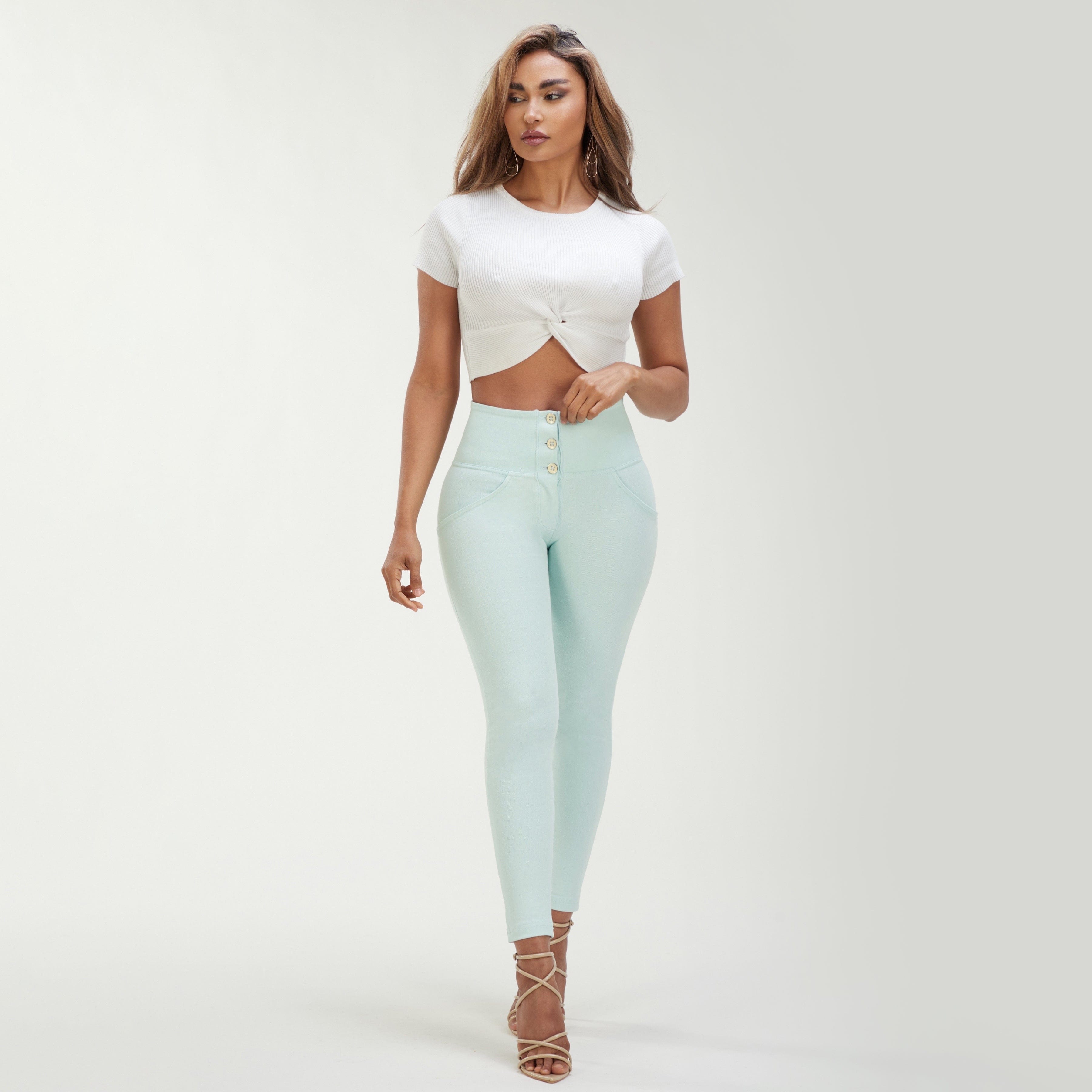WR.UP® Drill Limited Edition - High Waisted - 7/8 Length - Mint Green 2
