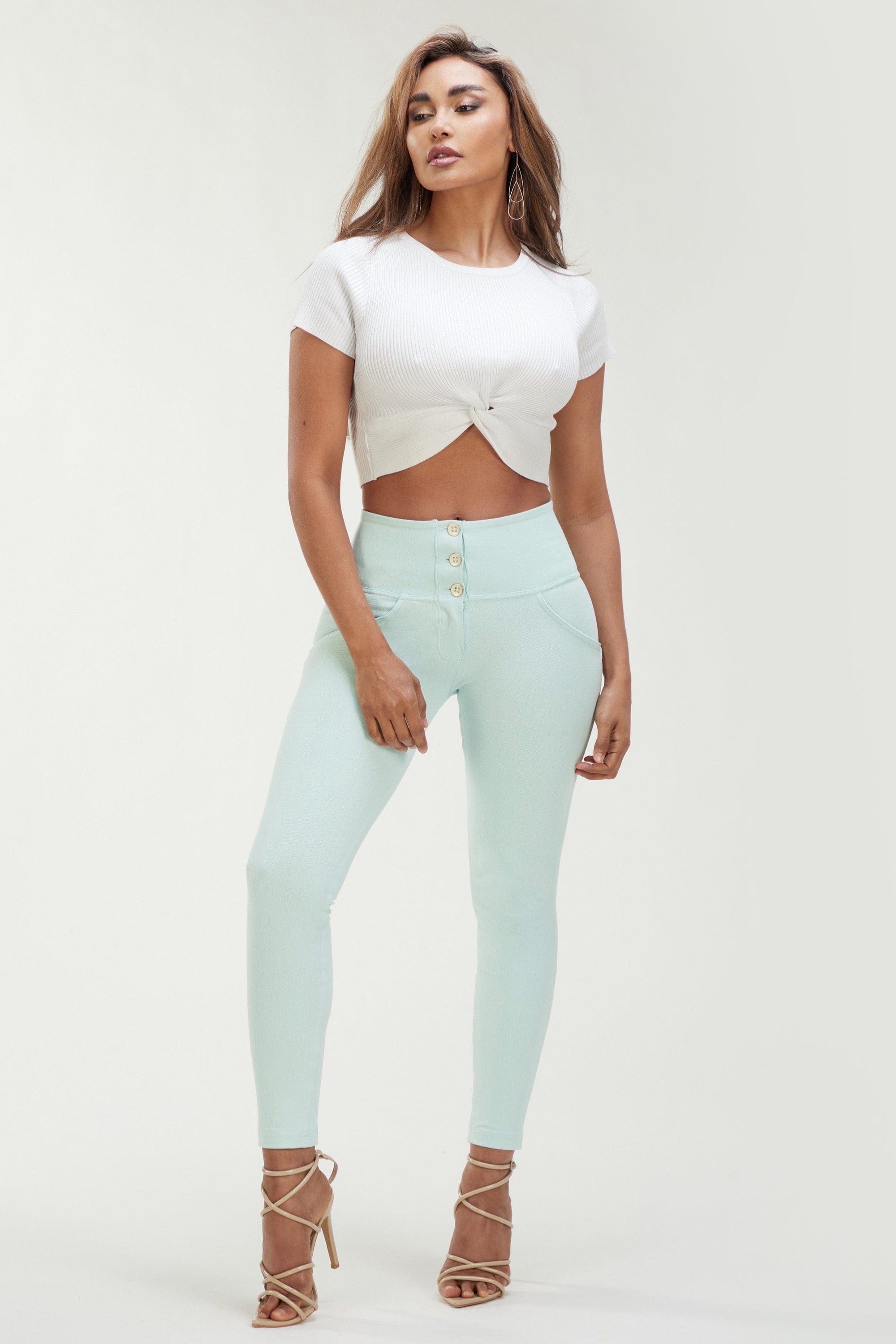 WR.UP® Drill Limited Edition - High Waisted - Petite Length - Mint Green 7