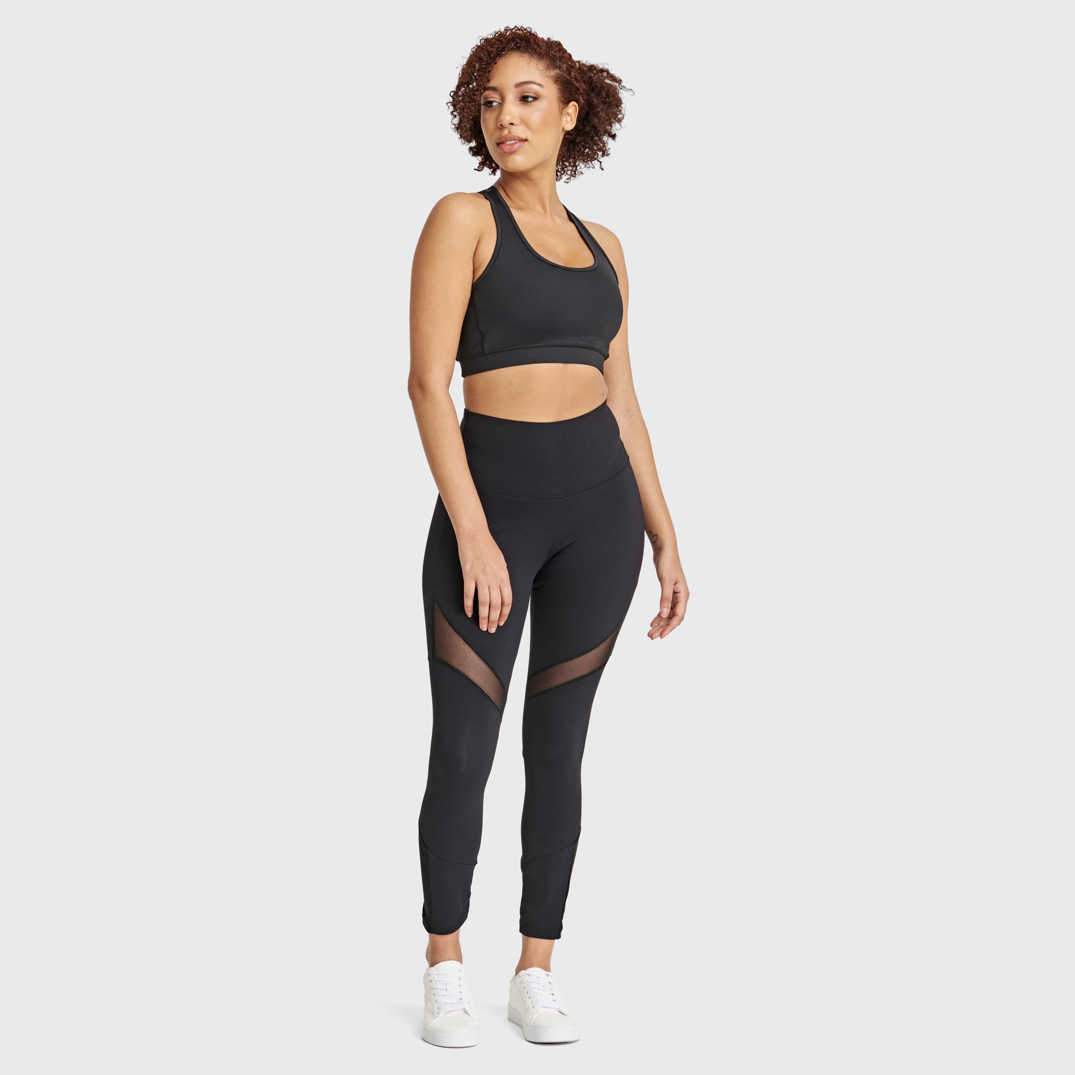 Superfit Diwo Pro With Mesh Detailing - High Waisted - Petite Length - Black 3