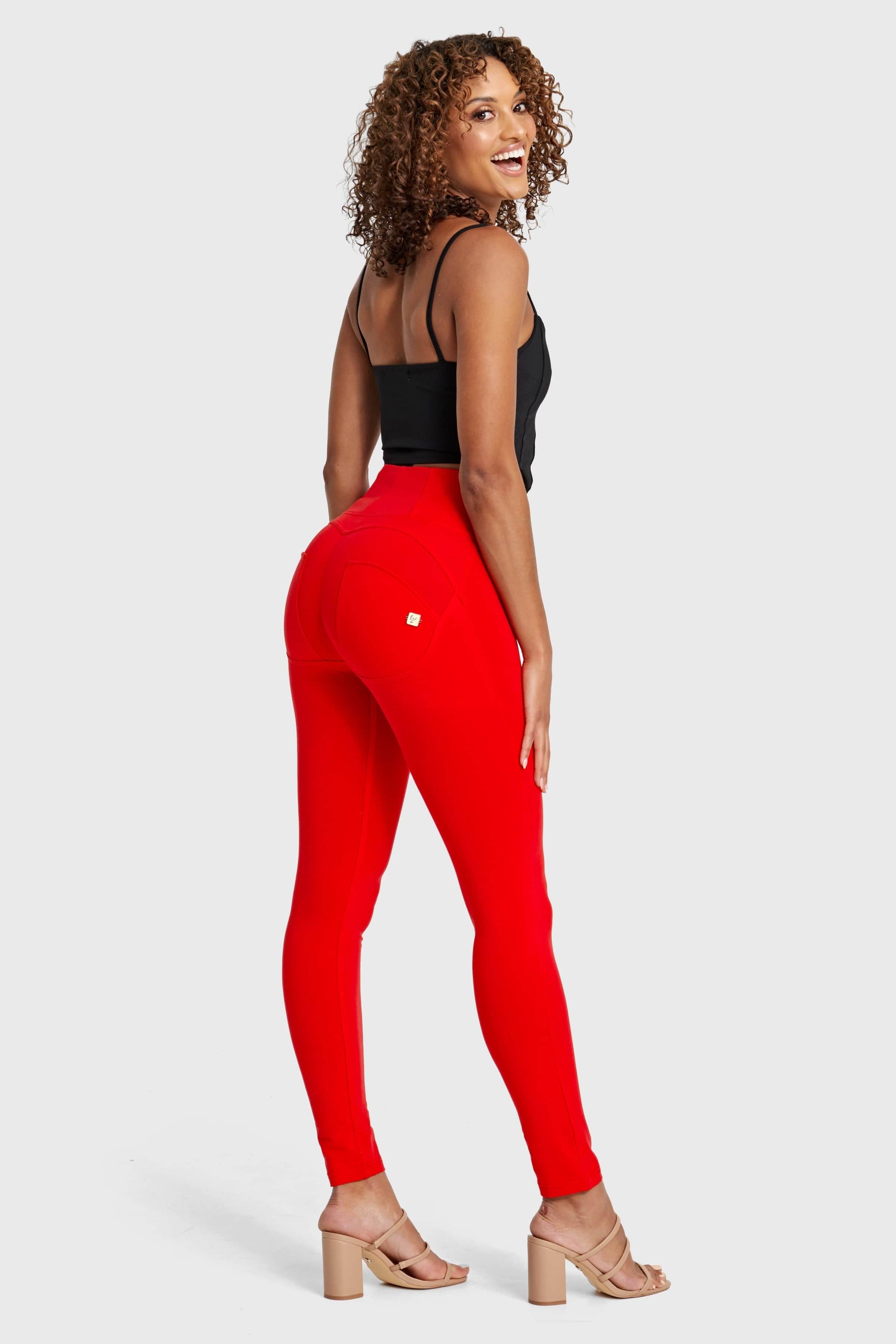 WR.UP® Fashion - Cintura alta - Largo completo - Rojo  5