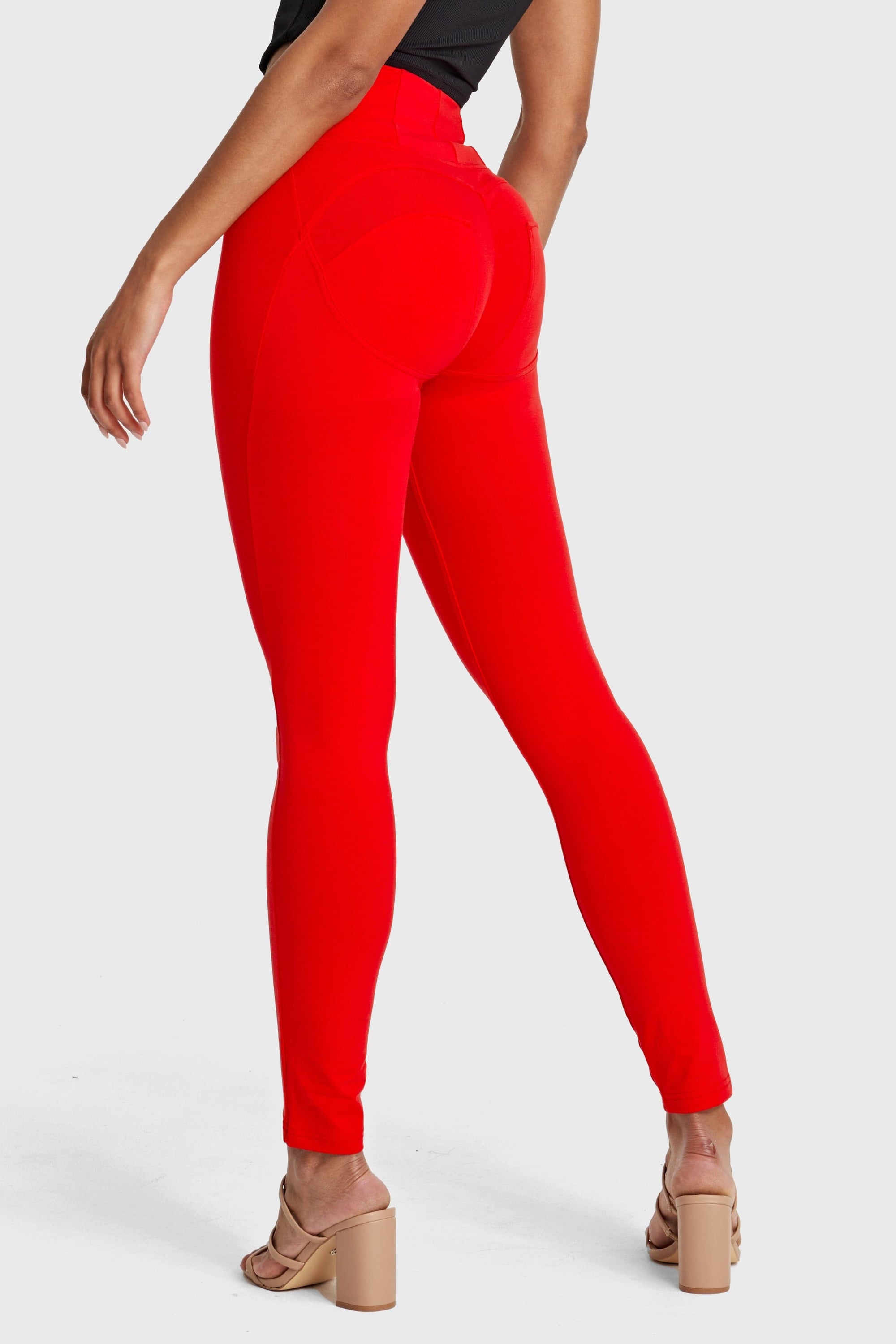 WR.UP® Fashion - High Waisted - Full Length - Red 10