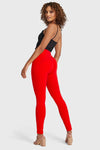 WR.UP® Fashion - High Waisted - Full Length - Red 6