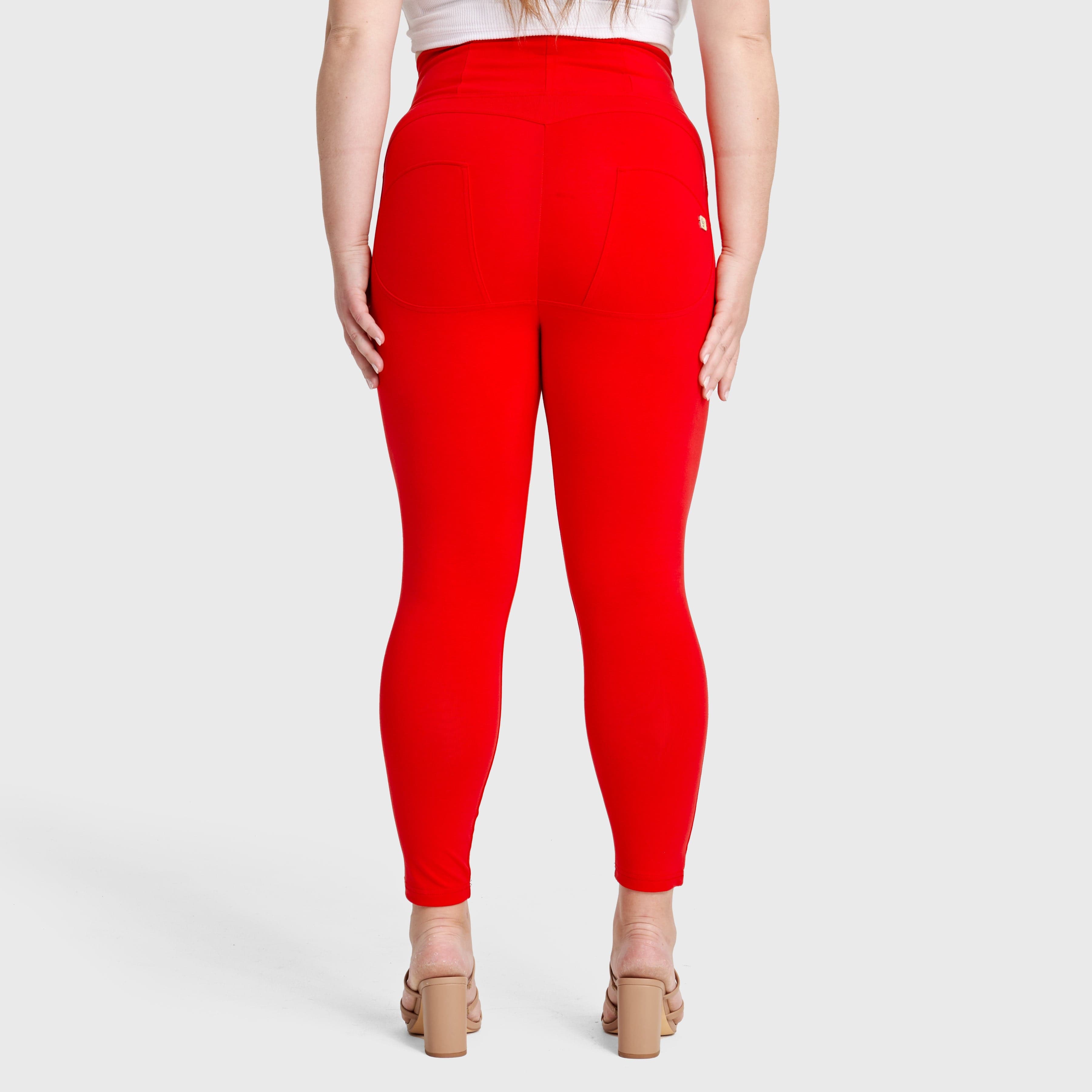 WR.UP® Curvy Fashion - Talle alto con cremallera - Longitud pequeña - Rojo 3