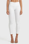 WR.UP® Faux Leather - High Waisted - Petite Length - White 9
